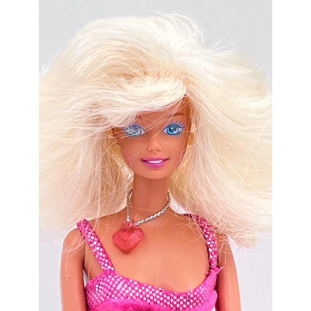 Vintage Sweetheart Barbie Doll 1997 Mattel 18608 Blonde Pink Dress Collector Toy